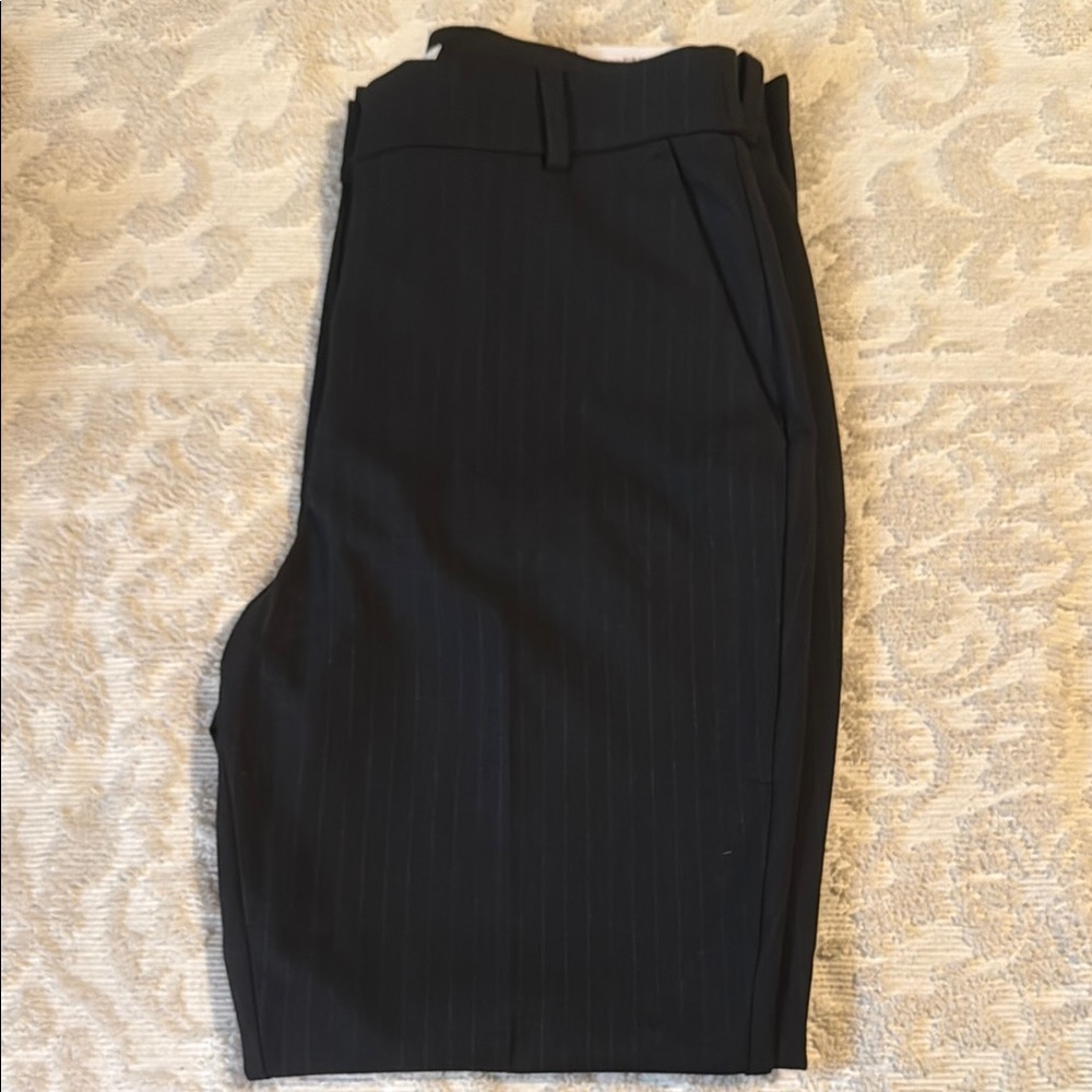 H&M Black Pinstripe Slacks